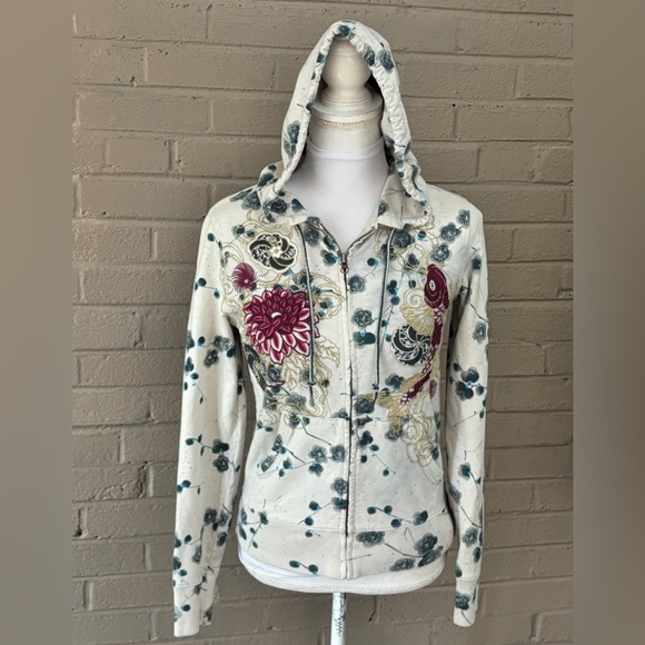 Lucky vintage zip front hoodie S - Picture 2 of 16